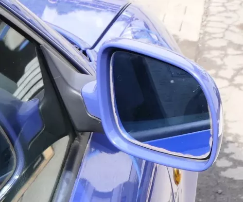 Audi A3 8L elektrischer Spiegel Außenspiegel rechts blau LX5M kornblume (159861)