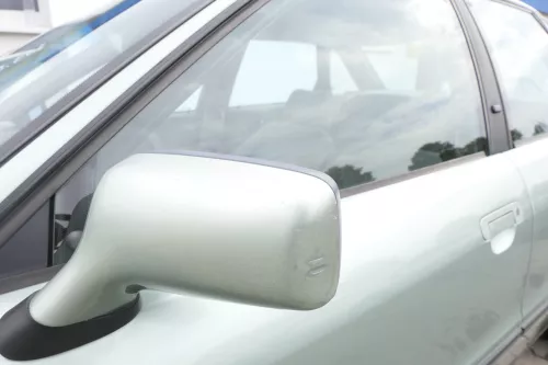 Audi 80 elektrischer elektrisch Spiegel Außenspiegel links mit Glas grün LY6N (159876)