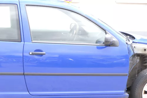 VW Golf 4 Tür vorne rechts Beifahrertür 2/3-Türer blau LW5Z - ohne Anbauteile (159931)