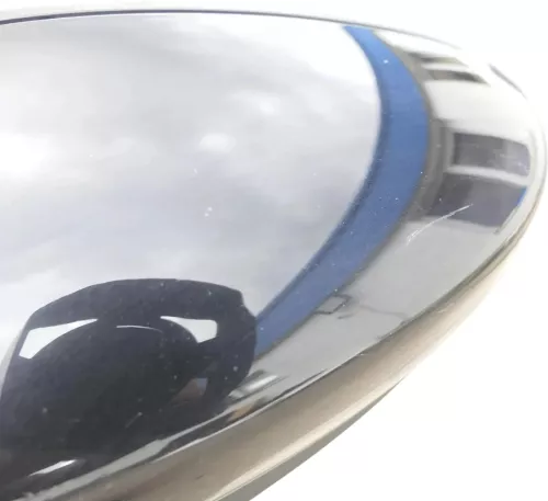 Passat 3C B7 elektrischer Spiegel Außenspiegel links Glas schwarz LC9X (159948)