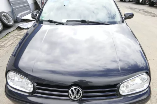 VW Golf 4 Motorhaube Haube Klappe vorne schwarz LC9Z metallic blackmagic  p
