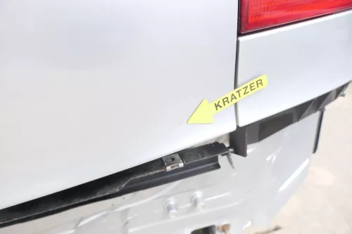 Audi A3 8L bis cBj. ca1999 Heckklappe Kofferraumklappe Klappe hinten silber LY7M (160009)