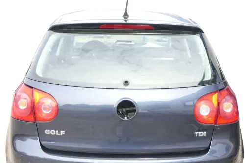 VW Golf 5 V Heckklappe hinten Kofferraumklappe + Scheibe grau LC5F blau