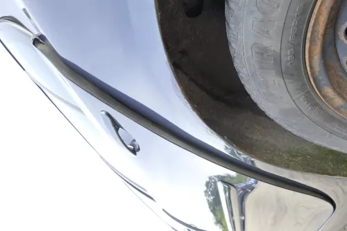 VW Golf 5 V 1K Tür Türrahmen hinten links 4/5-Türer LC5F blau grau -ohneAnbautei (160128)