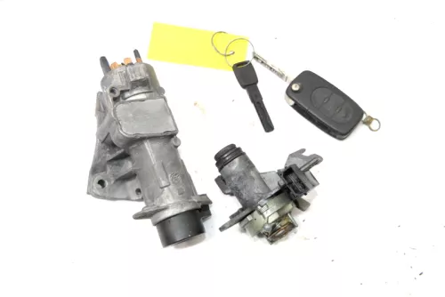 Audi A4 B6 8E Schloßsystem 1x Schlüssel Schloß Zündschloß Heckschl  (160142)