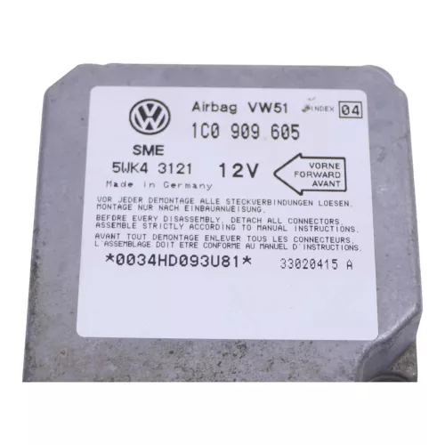 Skoda Octavia 1U Steuergerät Airbagsteuergerät 1C0909605  00L (160214)