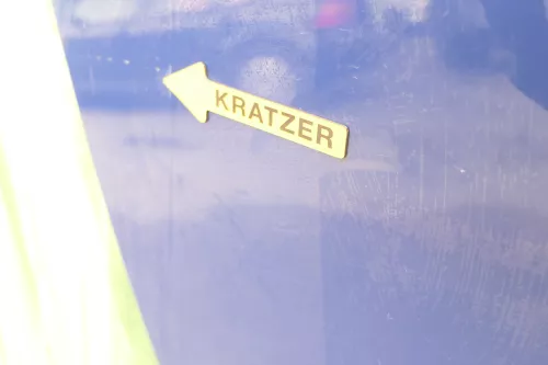 VW Touran 1T3 1T Tür hinten links Fahrerseite blau LL5M - ohne Anbauteile (160220)