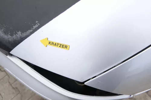 Seat Ibiza 6L Motorhaube Haube Klappe vorne silber schwarz LS7N 6L0823031D (160237)