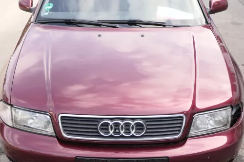Audi A4 B5 Motorhaube Haube Klappe vorne rot braun LZ3L bis ca. Bj. 1999 (160320)