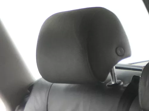 Audi A4 B6 8E Kopfstütze hinten links Leder schwarz soul  (160418)