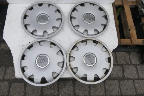 4 Stück Original Audi A4 B5 8E B6 B7 Radzierkappe Radkappe 16 Zoll 4B0601147C cd (160421)