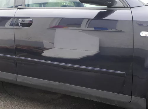 Audi A4 B6 8E nur Türblatt Tür vorne rechts Beifahrertür blau LZ5L Kombi+Limo v (160437)