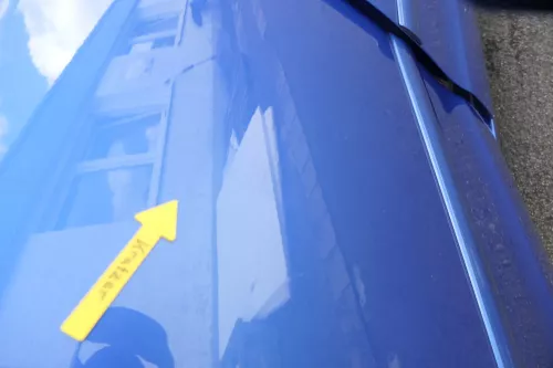 VW Polo 9N 9N3 Tür hinten rechts 4/5-Türer blau LA5M (160516)