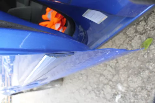 VW Polo 9N 9N3 Tür vorne links Fahrertür 4/5-Türer blau LA5M ohneAnbautei (160521)