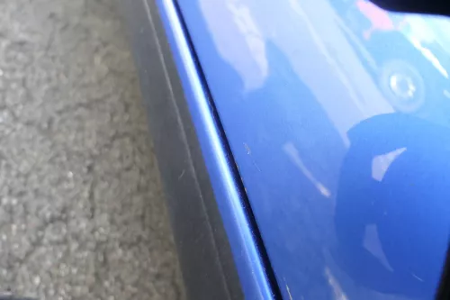 VW Polo 9N 9N3 Tür vorne links Fahrertür 4/5-Türer blau LA5M ohneAnbautei (160521)