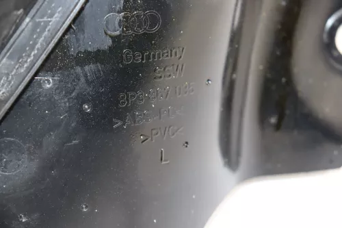 Audi A3 8P Seitenverkleidung Seite Verkleidung hinten links schwarz 2/3-Türer (160590)