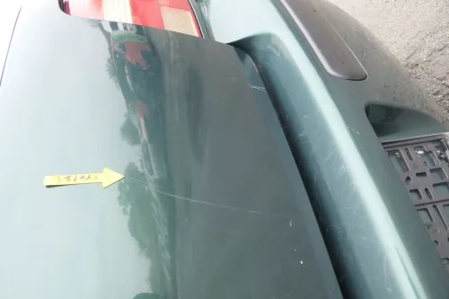 VW Golf 4 Limousine Heckklappe Kofferraumklappe Klappe hinten grün LC6M ohneAn (161060)