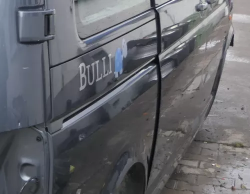 VW T5 Abdeckung Leiste Tür rechts für Schiebetür grau LD7U 7H1843796H (161117)
