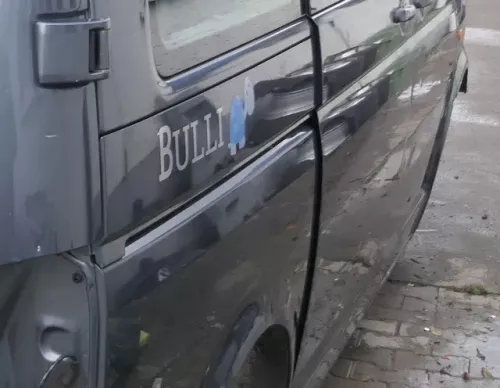 VW T5 Abdeckung Leiste Tür rechts für Schiebetür grau LD7U 7H1843796H