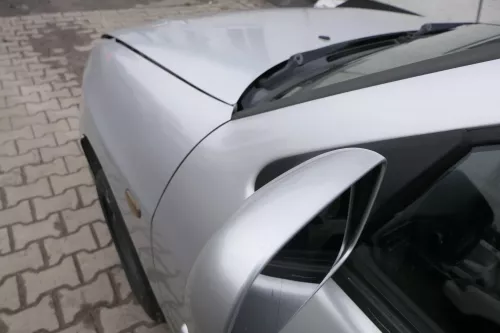 VW Polo Kombi elektrisch Spiegel vorne links Außenspiegel silber LS7N bisBj1999 (161150)