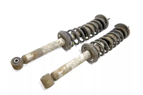 VW Polo Kombi Classic 6KV Feder Federn hinten links+rechts 2x Stoßdämpfer hinten (161157)