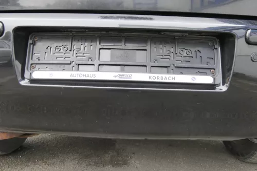 VW Polo 6N2 Stoßstange hinten Heckstoßstange Stoßfänger schwarz LC9Z - PDC (161272)