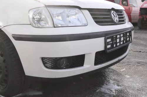 VW Polo 6N2 Stoßstange vorne Frontstoßstange Stoßfänger weiß LB9A +Grill  (161327)