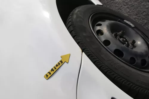 VW Polo 6N2 Kotflügel vorne links weiß LB9A (bis unterm Schweller) (161330)