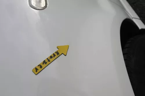 VW Polo 6N2 Kotflügel vorne links weiß LB9A (bis unterm Schweller) (161330)
