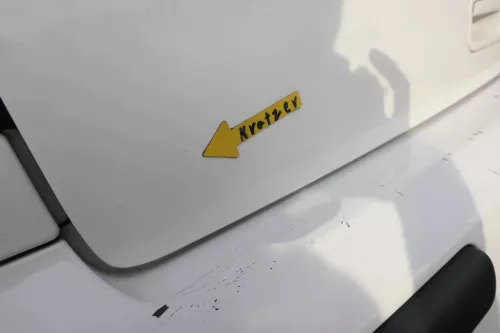 Polo 6N2 Heckklappe Klappe hinten Kofferraumklappe weiß LB9A - ohne Anbauteile (161331)