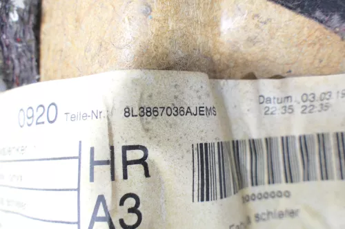 1x Audi A3 8L Seitenverkleidung Seite Verkleidung Tür rechts hinten 2/3-Türer  (161361)