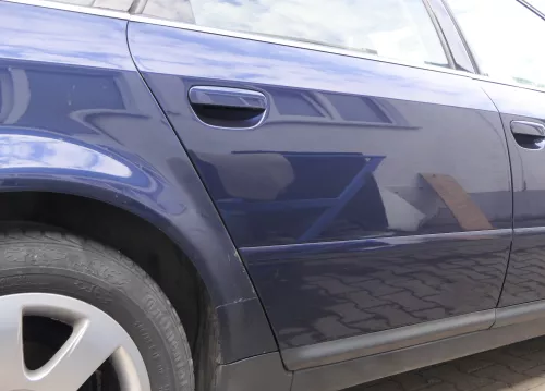 Audi A6 4B C5 Tür Türblatt hinten rechts blau LZ5T