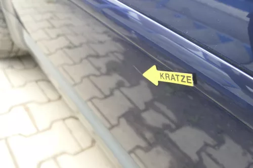 Audi A6 4B C5 Tür Türblatt hinten rechts blau LZ5T (161369)