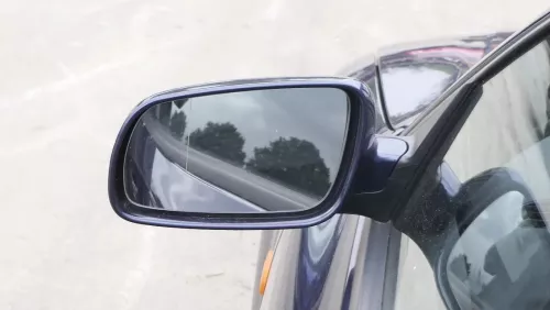 VW Passat 3BG 3B elektrischer Spiegel Außenspiegel links blau LN5Y