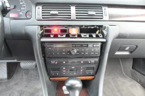 A6 4B C5 Verkleidung Klappe Abdeckung Dekor Holz Optik Nußbaum Wurzel 2UQ 5MZ