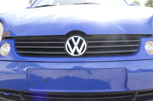 VW Lupo 6x Stoßstange vorne Frontstoßstange Stoßfänger blau LW5Z jazzblue d (161815)