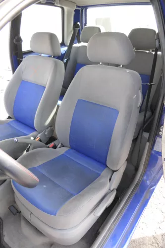 Seat Arosa Lupo Sitz vorne links Fahrersitz Höhenverstellung blau grau (161825)