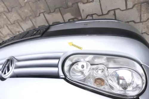 VW Golf 4 1J Stoßstange vorne Stoßfänger vorn silber grsau LA7W Frontstoßstange (162038)