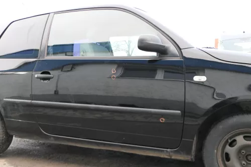 VW Lupo Seat Arosa Tür vorne rechts Beifahrertür schwarz L041 (mechanischerFenst (162082)