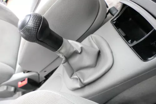 VW Lupo Polo 6N Schaltknauf Schaltsack Schaltung Schaltknüppel grau (162093)