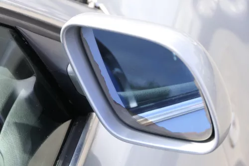 Audi A4 B5 Spiegel Außenspiegel rechts elektrisch silber grau LY7M Facelift Glas (162128)