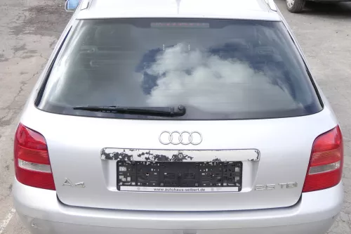Audi A4 B5 Avant Facelift Heckklappe Klappe hinten silber LY7W Facelfit Scheibe (162130)