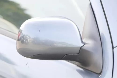 Skoda Fabia 6Y elektrisch Spiegel Außenspiegel rechts mit Glas grau LF7V (162152)