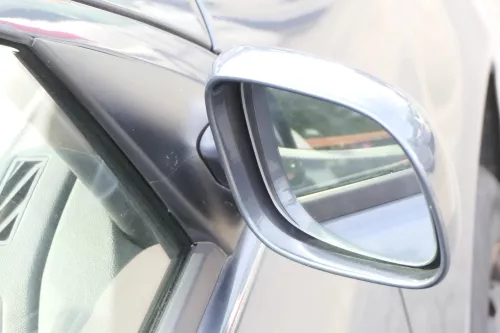 Skoda Fabia 6Y elektrisch Spiegel Außenspiegel rechts mit Glas grau LF7V