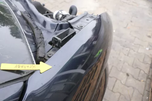 Audi A2 8Z Kotflügel vorne rechts blau LZ5Q kobaltblau c (162182)