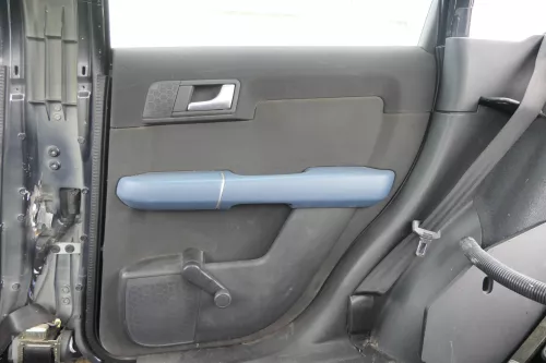 Audi A2 8Z Türverkleidung Verkleidung Tür hinten rechts blau schwarz neptunblau (162191)