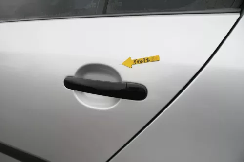 VW Golf 5 V 1K Tür nur das Türblatt hinten links 4/5-Türer silber LA7W grau (162227)