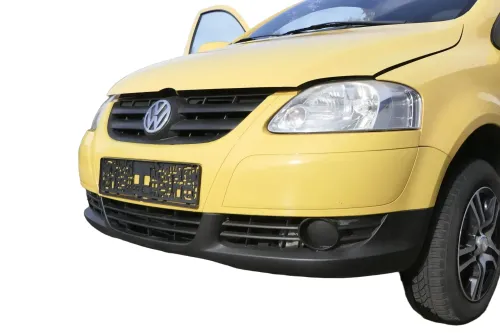 VW Fox 5Z Stoßstange vorne Stoßfänger gelb LY1C mit Grill (162304)