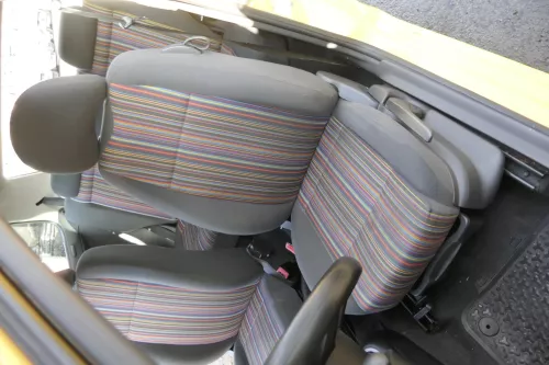 VW Fox Sitz Fahrersitz vorne links OHNEAirbag höhenverstellbar (162321)