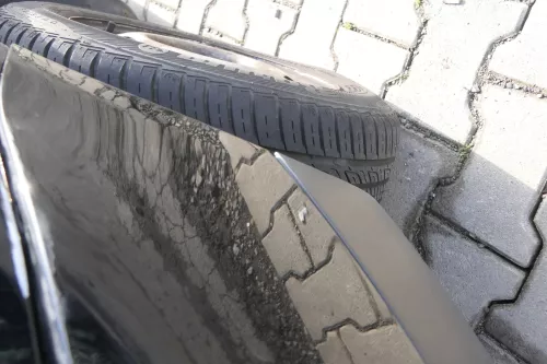 VW Lupo 6X Stoßstange vorne Frontstoßstange Stoßfänger schwarz L041 MÄNGEL! (162347)